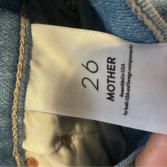 Mother The Tomcat Flood Jean Going Dutch New Womens 26 Button Fly - Picture 9 of 12